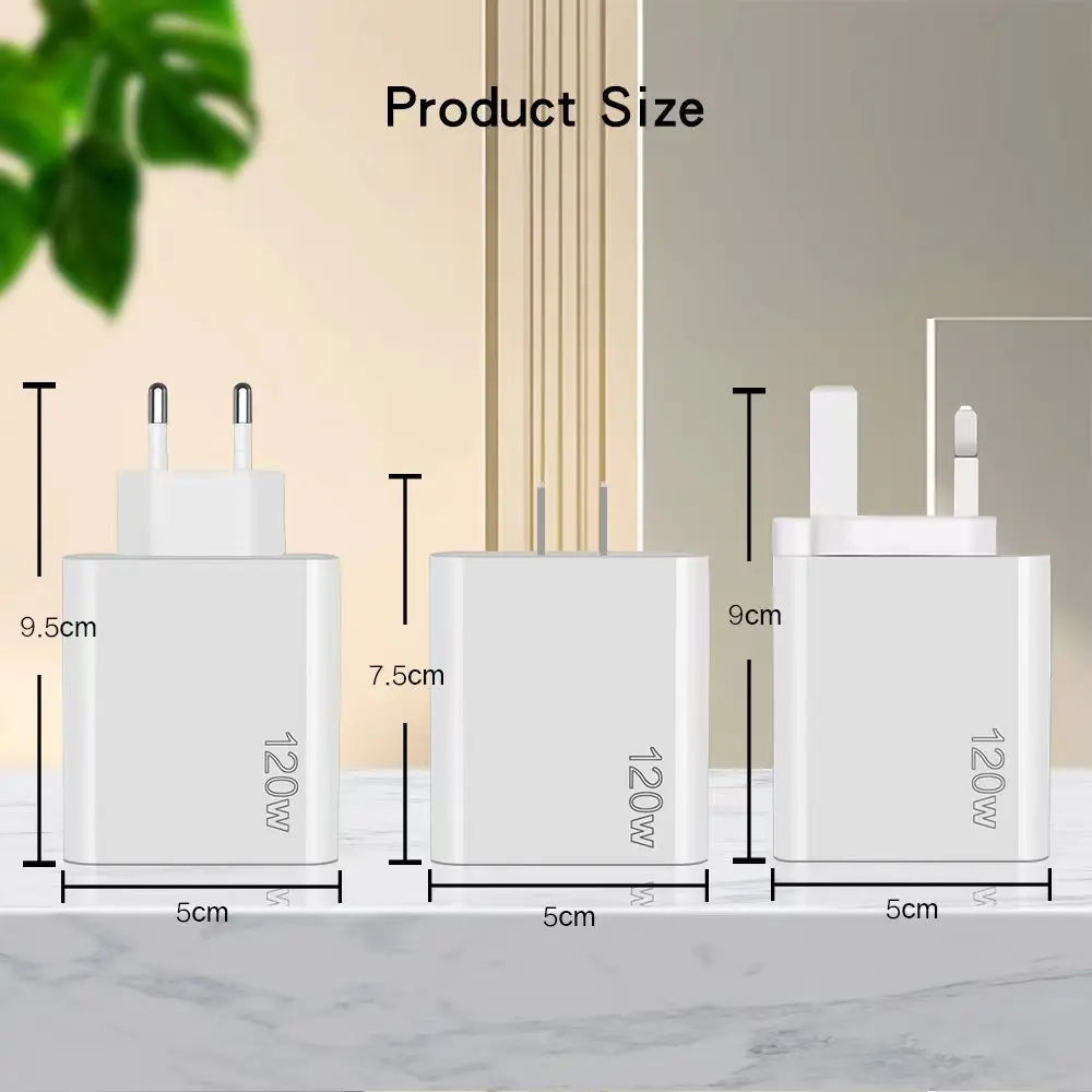 Multi Charger Fast - 5 Port USB C + Type C